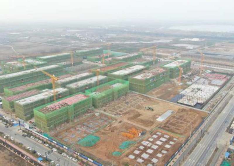 食品產(chǎn)業(yè)園一期啟動區(qū)項目已完成，總建筑面積16.6萬平米